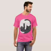 Yin Yang Balancing Cats gift gift T-shirt (Voorkant volledig)