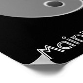 yin-yang, balans behouden poster (Hoek)