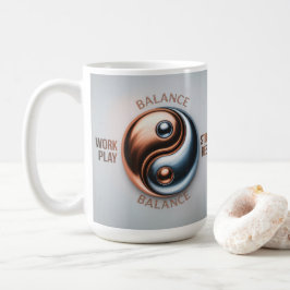 Yin Yang Balans Werk Spelen Studie Rust Mok
