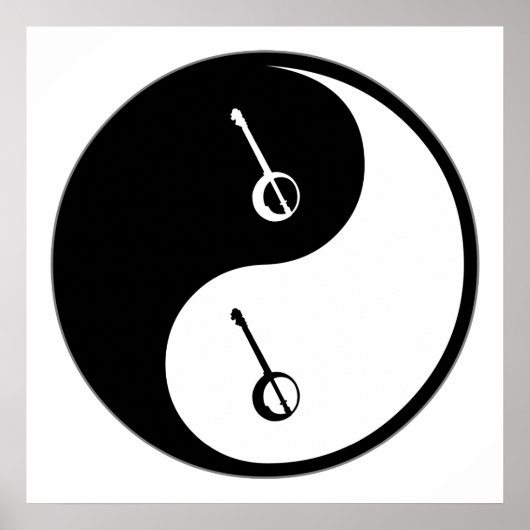 Yin Yang Banjo Poster (Voorkant)