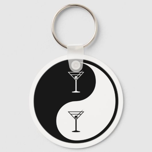 Yin Yang Bartending Sleutelhanger (Voorkant)