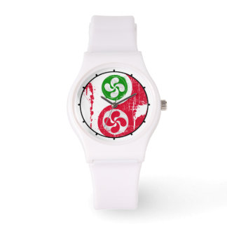 Yin Yang Basque Horloge