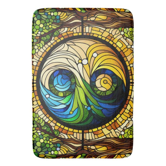 Yin Yang Bath Mat (Voorkant Verticaal)