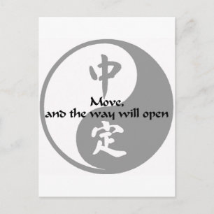 Yin Yang - Beweging Briefkaart