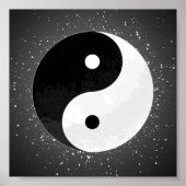 Yin Yang Black and white Poster (Voorkant)
