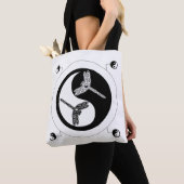 Yin Yang Black en White Figuur 8 Tas van libellen (Dichtbij)