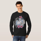 Yin Yang Black T-Shirt (Voorkant volledig)