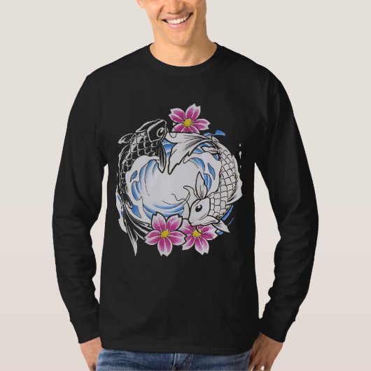 Yin Yang Black T-Shirt (Voorkant)