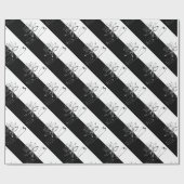 Yin Yang Black White Lotus Blossom Cadeaupapier (Vlak)