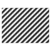 Yin Yang Black White Lotus Blossom Tafelkleed (Voorkant (Horizontaal))