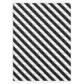 Yin Yang Black White Lotus Blossom Tafelkleed (Voorkant)