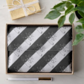 Yin Yang Black White Lotus Blossom Tissuepapier (Geschenk)