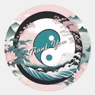 Yin Yang, Bloemenberg Dank u Ronde Sticker