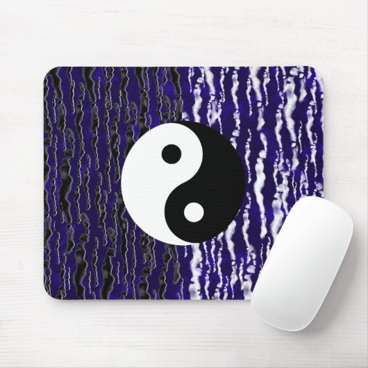 Yin Yang Blue Tranquility Zen Energy Muismat (Met muis)