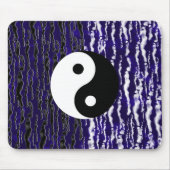 Yin Yang Blue Tranquility Zen Energy Muismat (Voorkant)