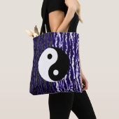 Yin Yang Blue Tranquility Zen Energy Tote Bag (Dichtbij)