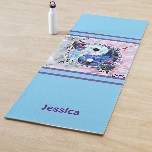 Yin Yang Blue Yogamat (In situ)
