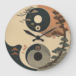 Yin Yang bomen Grote Klok
