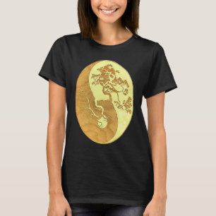 Yin Yang Bonsai Boom Japanse Boeddhistische Zen T-shirt
