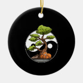 Yin Yang Bonsai Tao Taoïsme Spirituele Zen Meditat Keramisch Ornament (Voorkant)