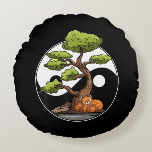Yin Yang Bonsai Tao Taoïsme Spirituele Zen Meditat Rond Kussen