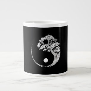 Yin Yang Bonsai Tree Japanse boeddhist Zen Grote Koffiekop