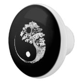 Yin Yang Bonsai Tree Japanse boeddhist Zen Keramische Knop (Rechts)