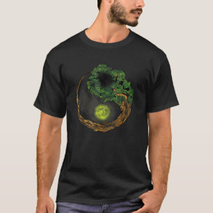 Yin Yang Bonsai Tree Japanse boeddhist Zen T-shirt