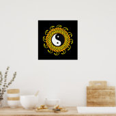 Yin Yang Braided Sun Poster (Keuken)