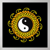 Yin Yang Braided Sun Poster (Voorkant)