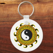 Yin Yang Braided Sun Sleutelhanger (Voorkant)