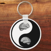 Yin/Yang Brain Sleutelhanger (Voorkant)
