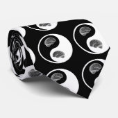Yin/Yang Brain Stropdas (Opgerold)