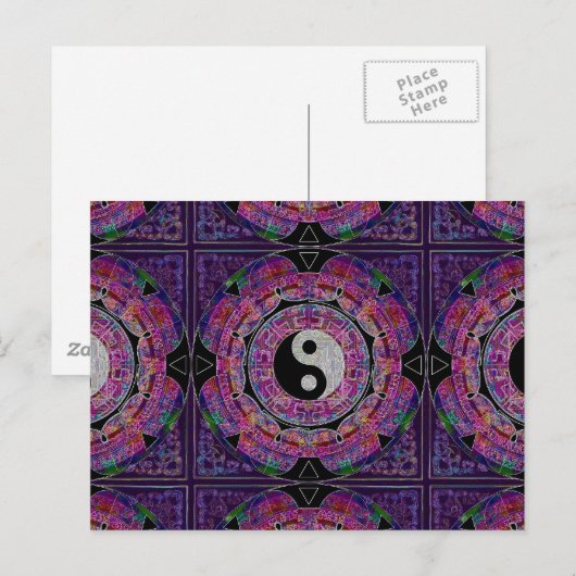 Yin Yang Briefkaart (Voorkant / Achterkant)