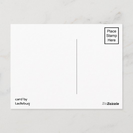 Yin Yang Briefkaart (Achterkant)