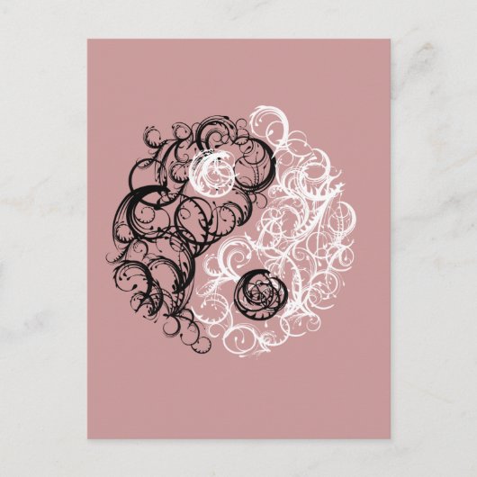 Yin Yang Briefkaart (Voorkant)