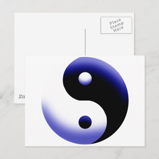 YIN YANG BRIEFKAART (Voorkant / Achterkant)