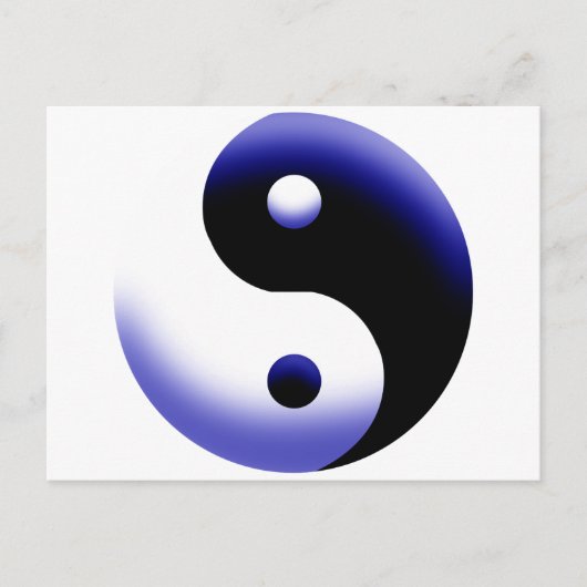 YIN YANG BRIEFKAART (Voorkant)