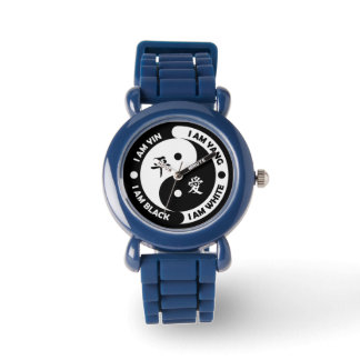 Yin Yang Brotherly Love Watch-model zonder teken Horloge