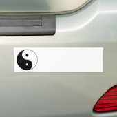 yin yang bumpersticker (Op auto)