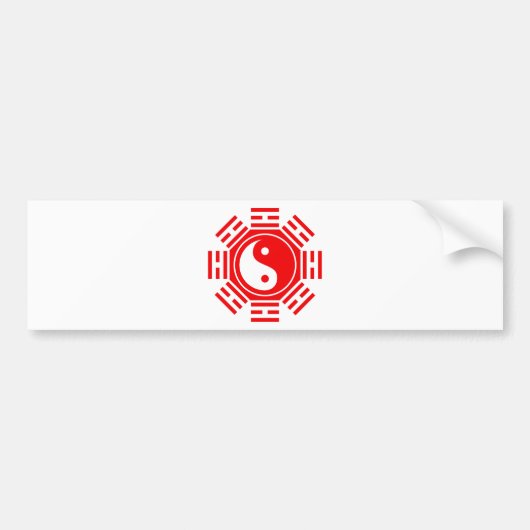 YIN & YANG BUMPERSTICKER (Voorkant)