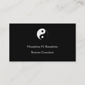 Yin Yang Business Card Template Visitekaartje