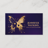 Yin Yang Butterfly - Evenwicht tijdens de vlucht Visitekaartje (Voorkant)