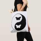 Yin Yang Butterfly Tote Bag (Dichtbij)