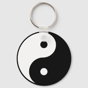 Yin Yang Button Sleutelhanger