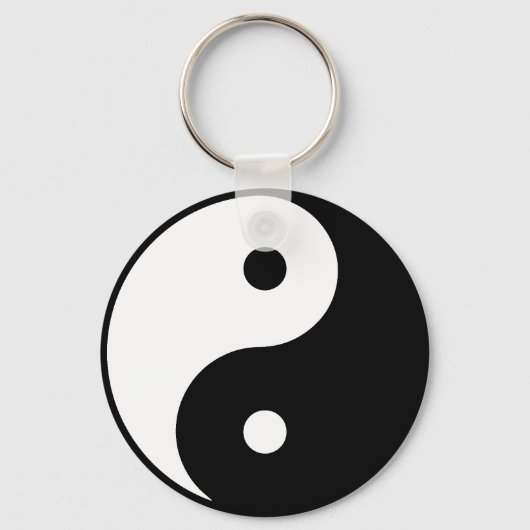Yin Yang Button Sleutelhanger (Voorkant)