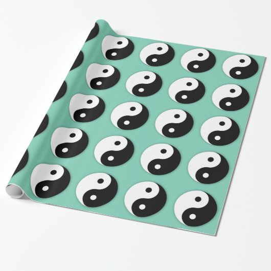 Yin Yang Cadeaupapier (Uitgerold)