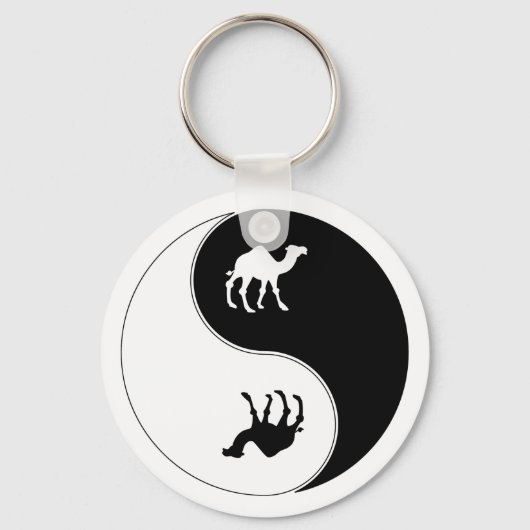 Yin Yang Camel Sleutelhanger (Voorkant)