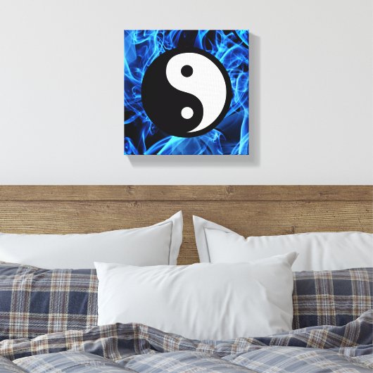 Yin Yang Canvas Afdruk (Insitu (Slaapkamer))