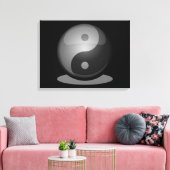 Yin yang canvas afdruk (Insitu (Woonkamer))